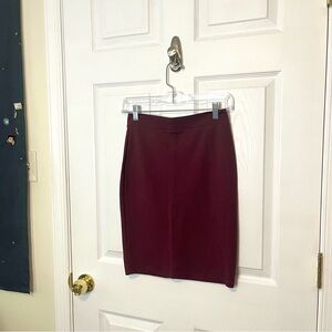 ✧･ﾟmaroon pencil skirt